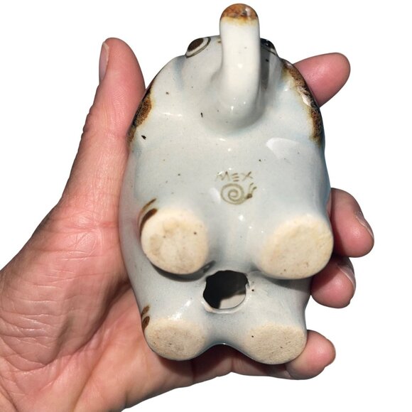 Ken Edwards Vintage Pottery Tonala Elephant Figurine Mexican - Picture 6 of 7